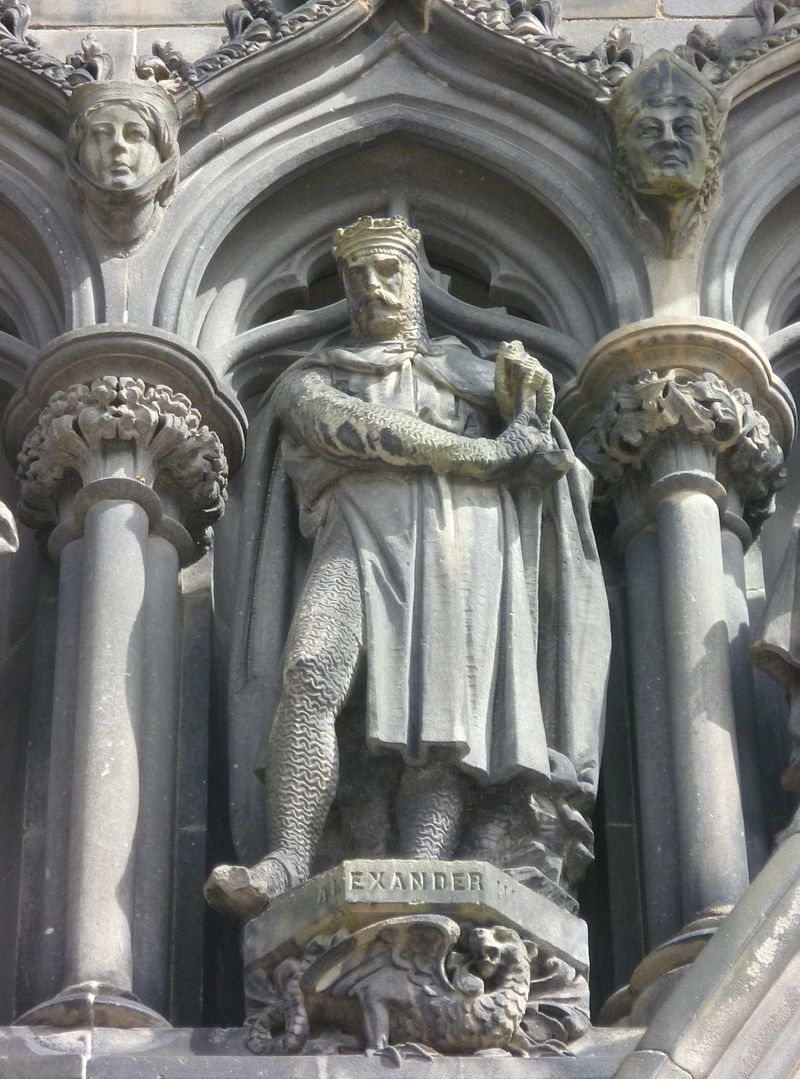 Statue of Alexander III of Scotland in St. Giles