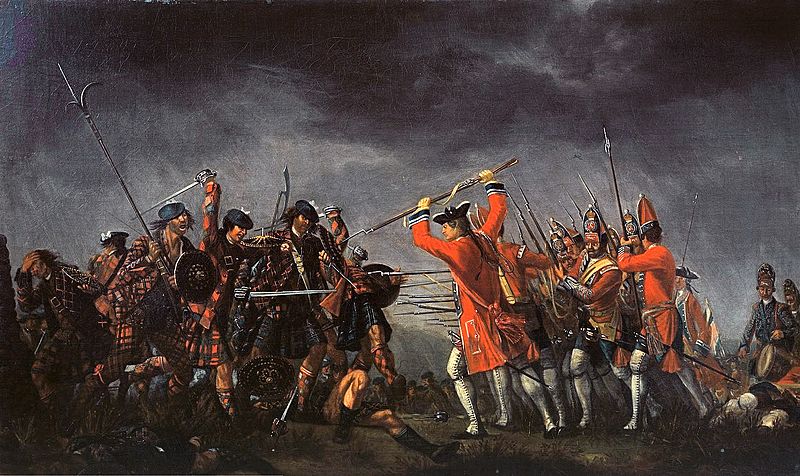Battle of Culloden Painting by David Morier