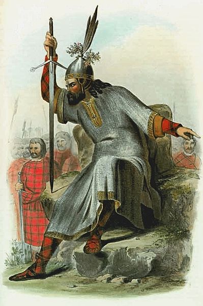 Illustration of a MacDonald, Lord of the Isles by R.R. MacIan