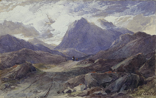 McCulloch, Glencoe. Watercolour by Horatio McCulloch